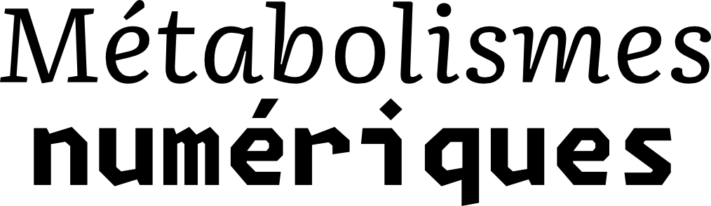 Métabolismes numériques